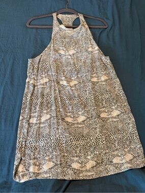 Rare Find! Acacia Silk Halter Mini Dress